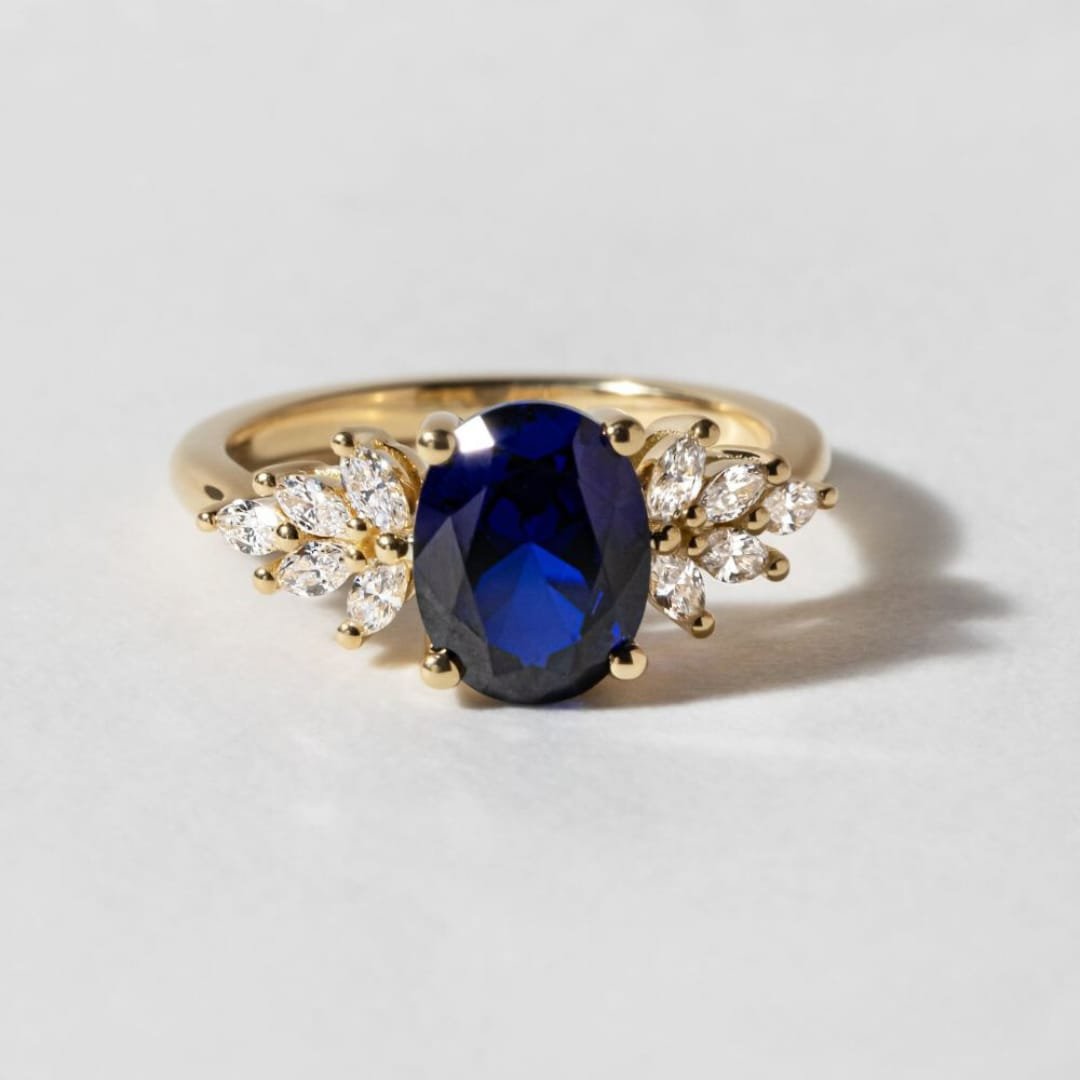 Blue and Yellow Diamonds